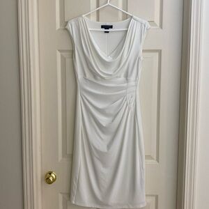 Lauren by Ralph Lauren bodycon white dress Size 6